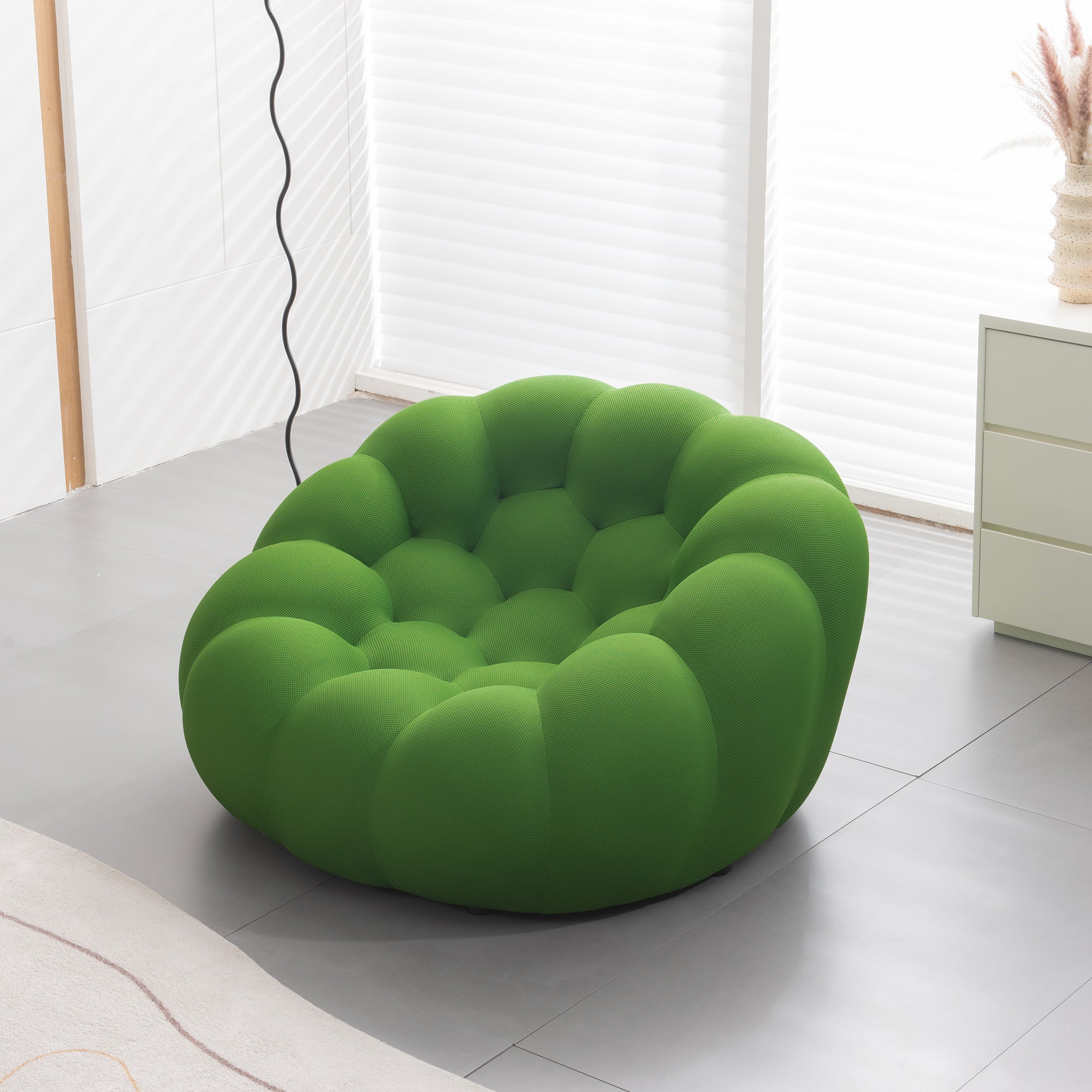 the green Bubble  sofa