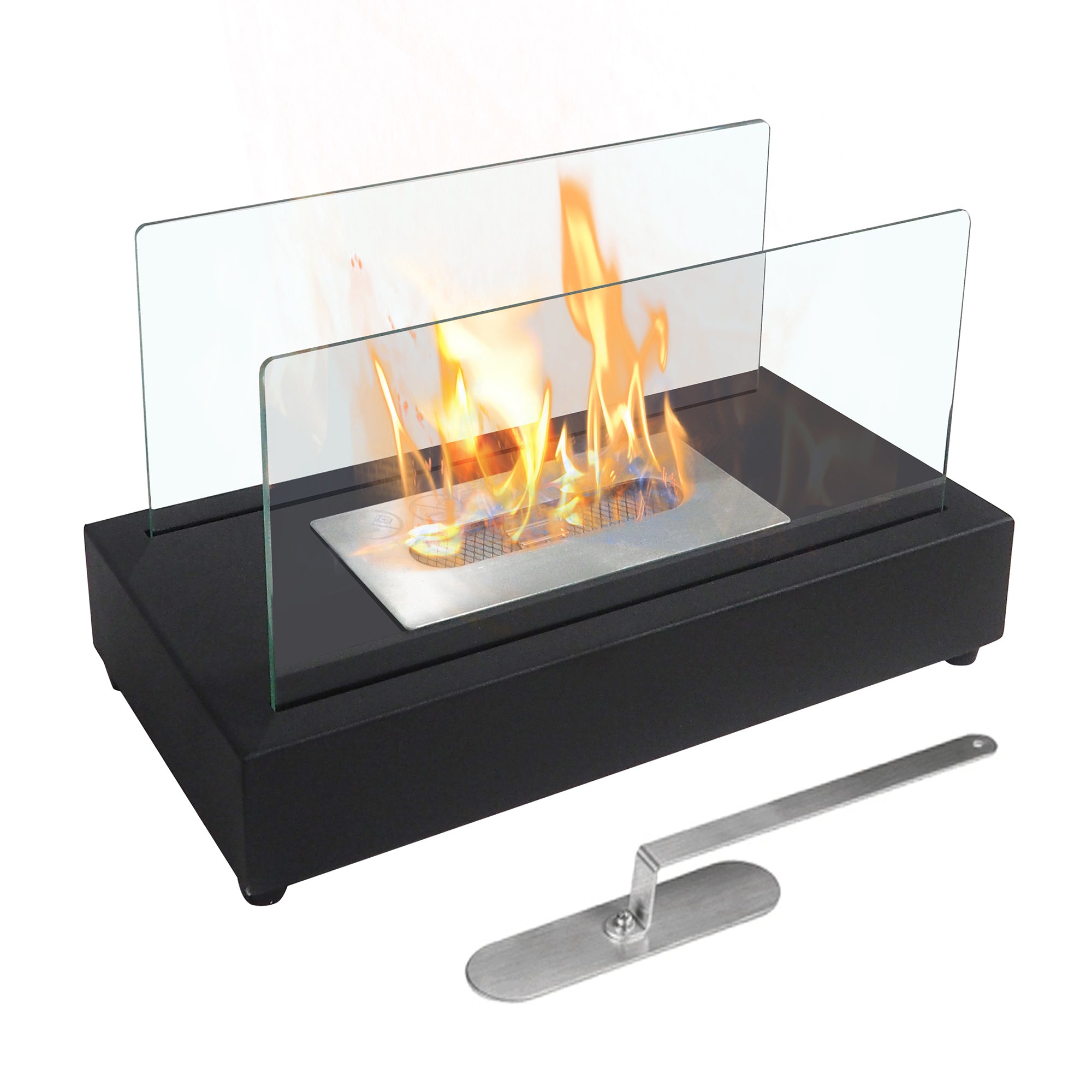 Mini Flame: Portable Bio-Ethanol Tabletop Fireplace