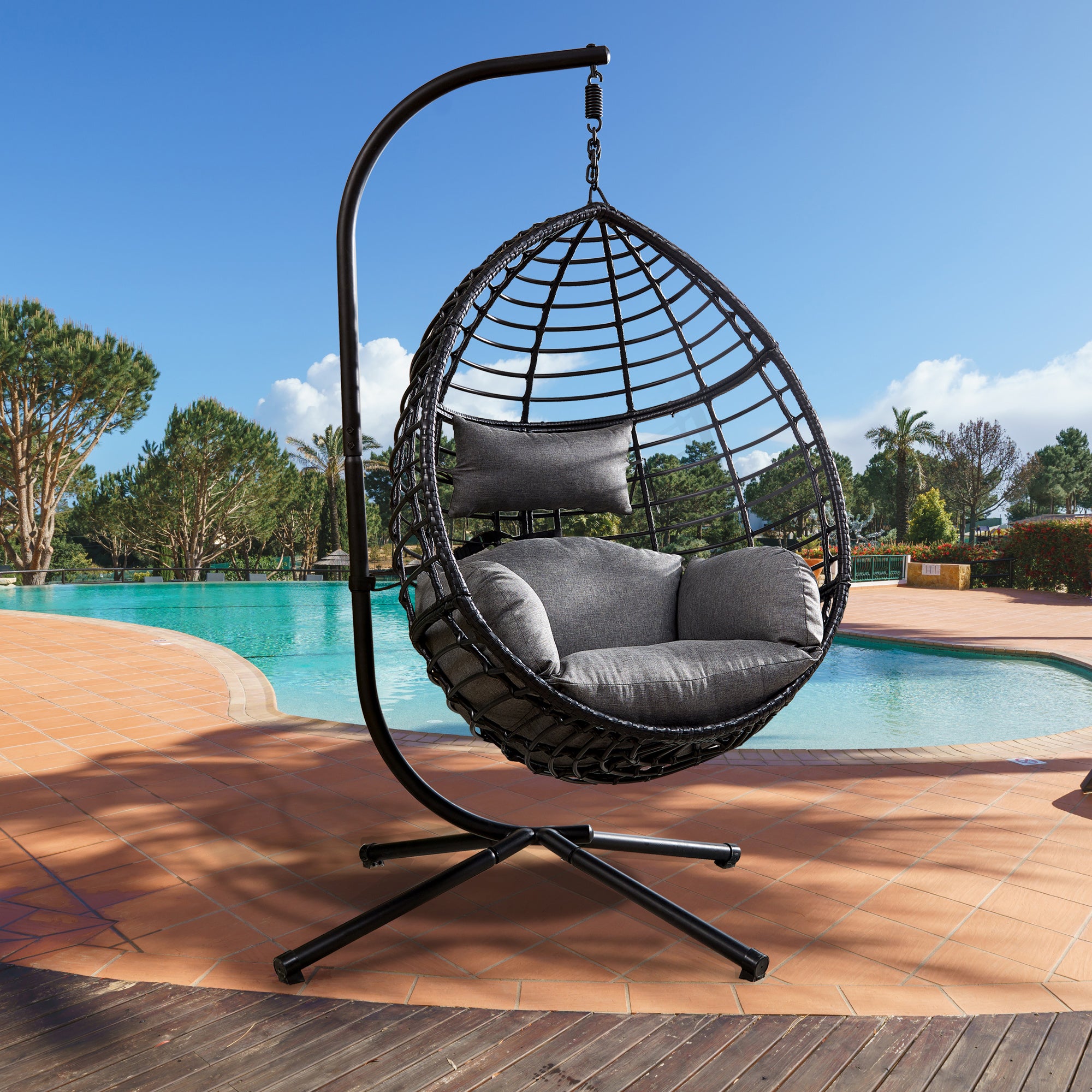 Egg Swing Chair with Stand